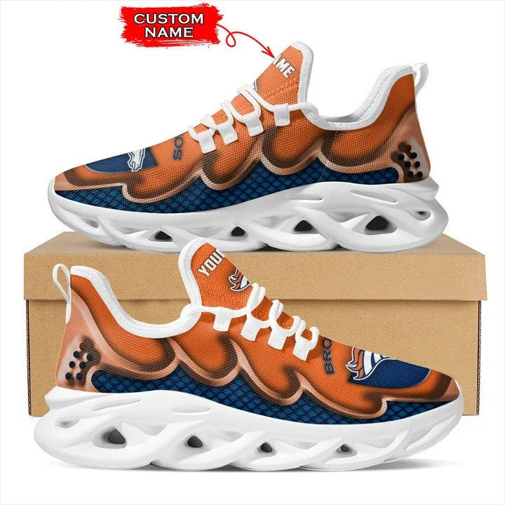 Ideafootwear Denver Broncos NFL Max Soul Shoes Sneakers For Men And Women