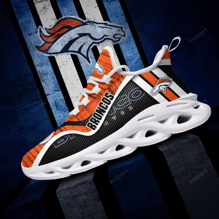Ideafootwear Denver Broncos NFL Max Soul Shoes Sneakers For Men And Women
