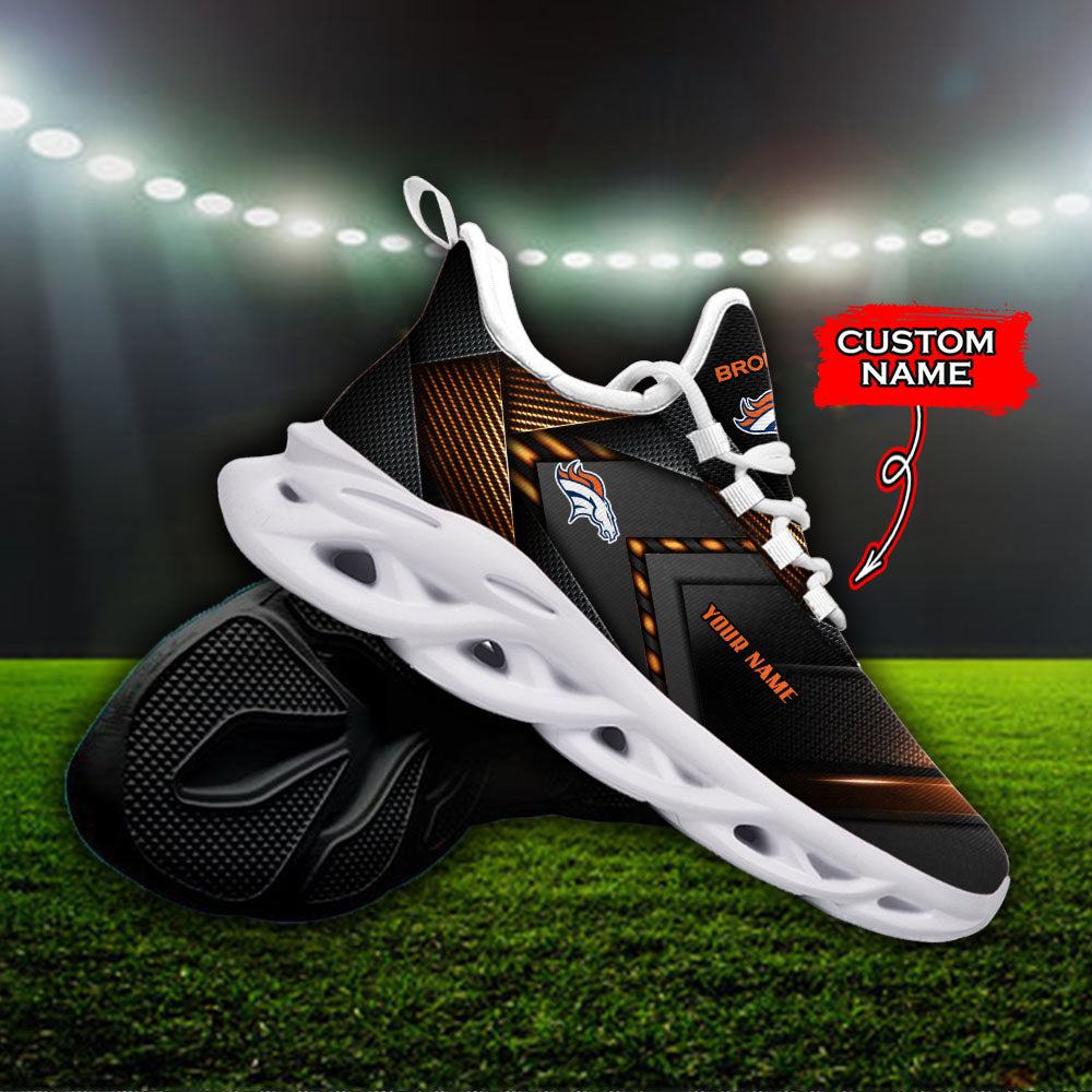 Ideafootwear Denver Broncos NFL Max Soul Shoes Sneakers For Men And Women