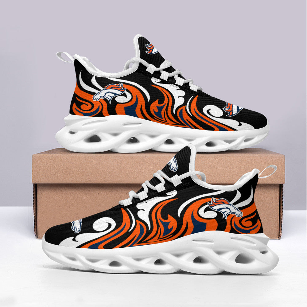 Ideafootwear Denver Broncos NFL Max Soul Shoes Sneakers For Men And Women