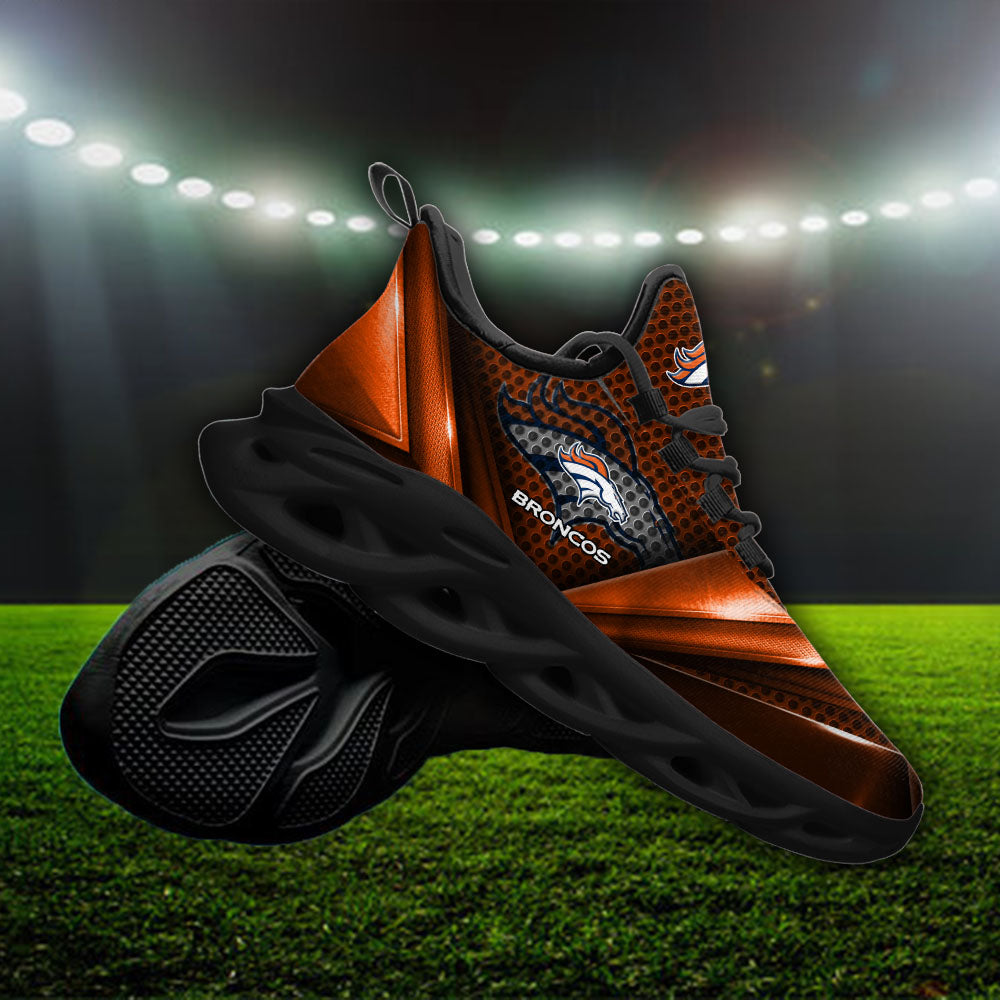 Ideafootwear Denver Broncos NFL Max Soul Shoes Sneakers For Men And Women