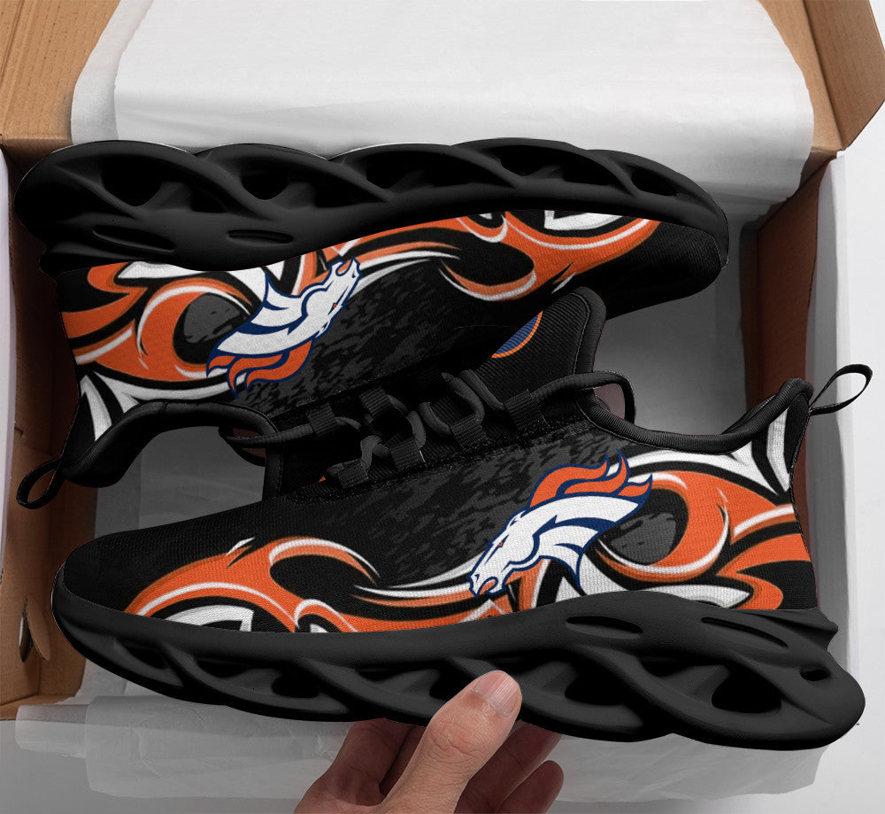 Ideafootwear Denver Broncos NFL Max Soul Shoes Sneakers For Men And Women