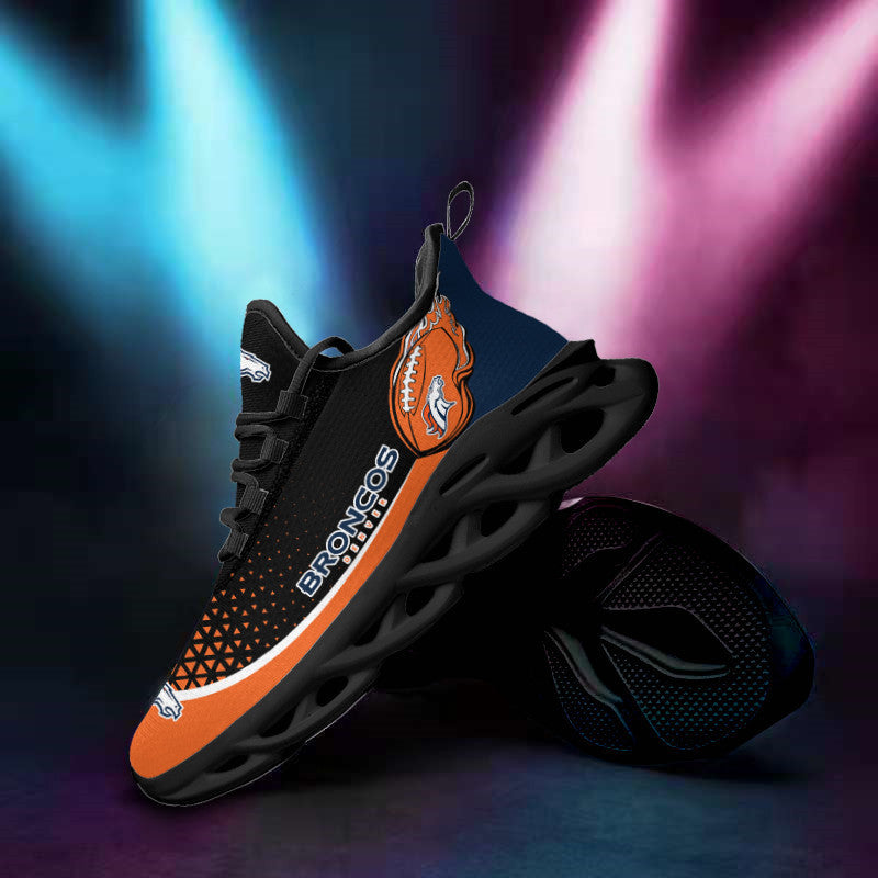 Ideafootwear Denver Broncos NFL Max Soul Shoes Sneakers For Men And Women