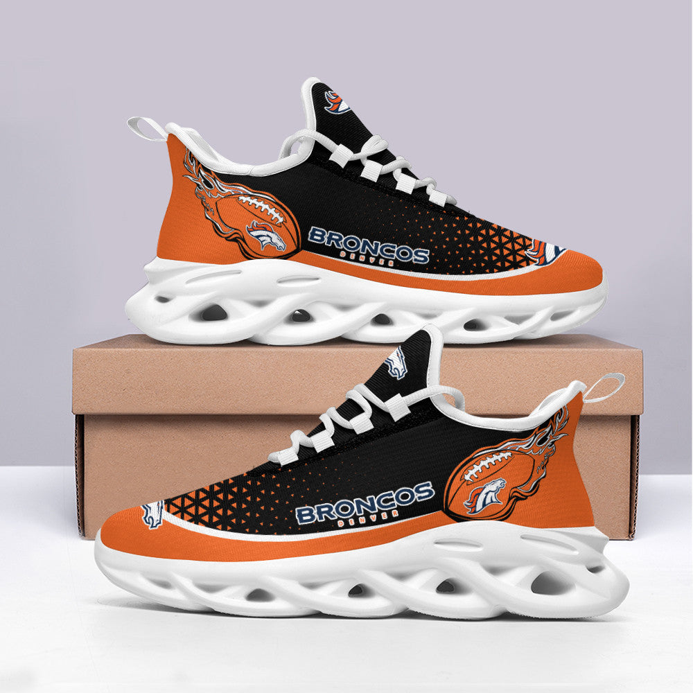 Ideafootwear Denver Broncos NFL Max Soul Shoes Sneakers For Men And Women