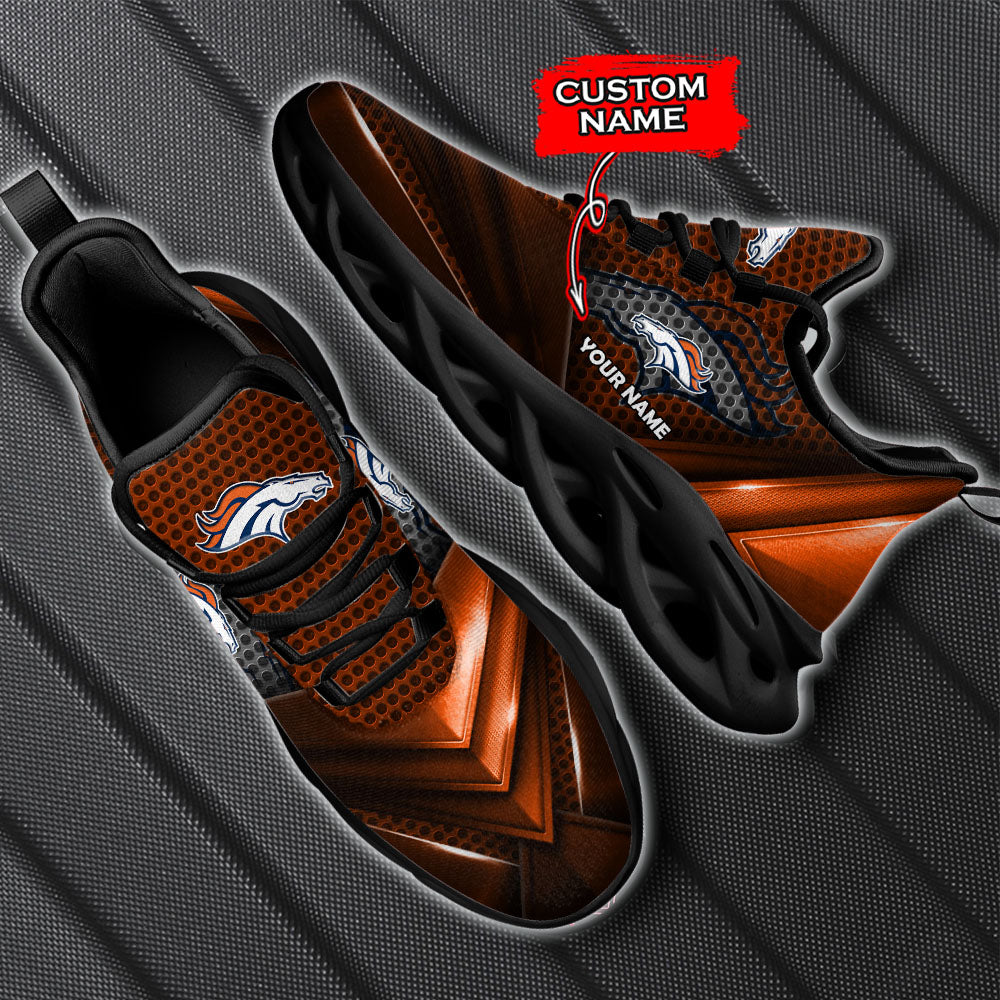 Ideafootwear Denver Broncos NFL Max Soul Shoes Sneakers For Men And Women