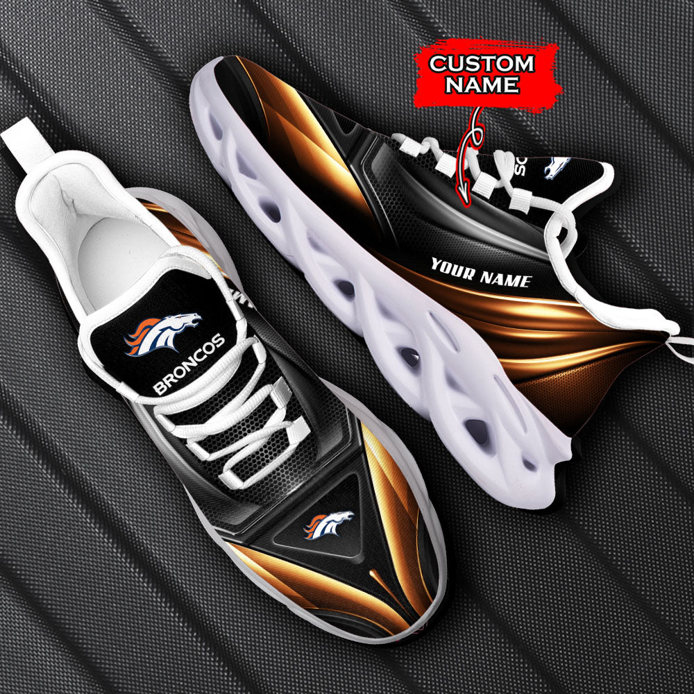 Ideafootwear Denver Broncos NFL Max Soul Shoes Sneakers For Men And Women