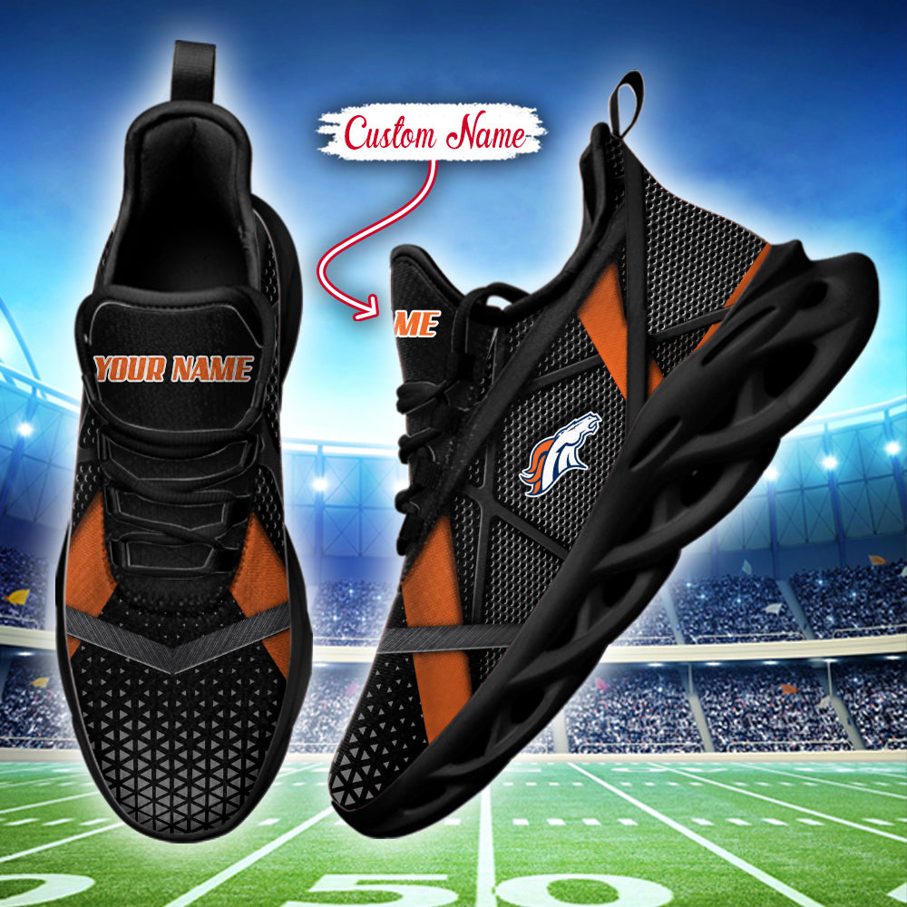 Ideafootwear Denver Broncos NFL Max Soul Shoes Sneakers For Men And Women