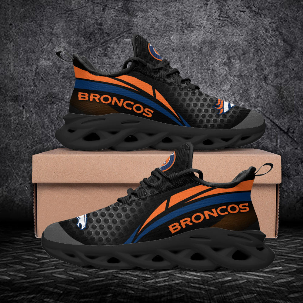 Ideafootwear Denver Broncos NFL Max Soul Shoes Sneakers For Men And Women