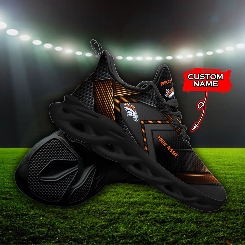 Ideafootwear Denver Broncos NFL Max Soul Shoes Sneakers For Men And Women