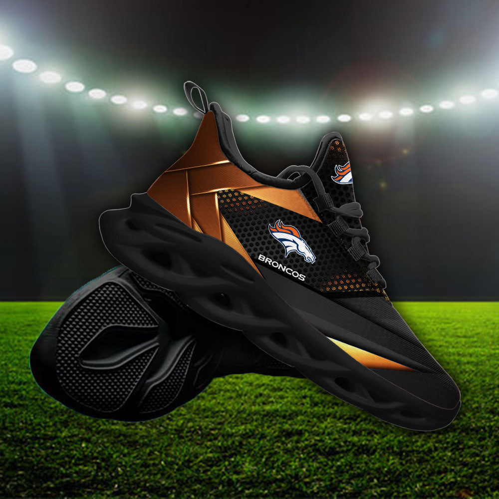 Ideafootwear Denver Broncos NFL Max Soul Shoes Sneakers For Men And Women