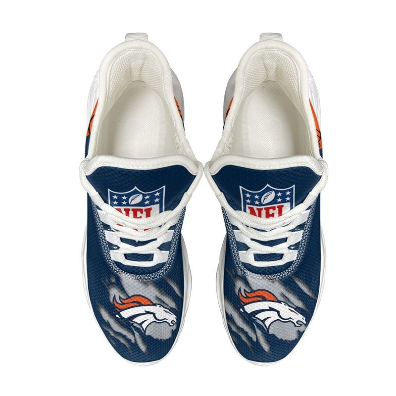 Ideafootwear Denver Broncos NFL Max Soul Shoes Sneakers For Men And Women