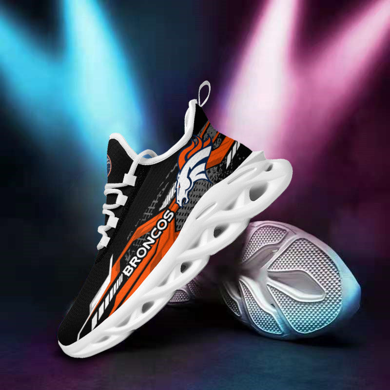 Ideafootwear Denver Broncos NFL Max Soul Shoes Sneakers For Men And Women