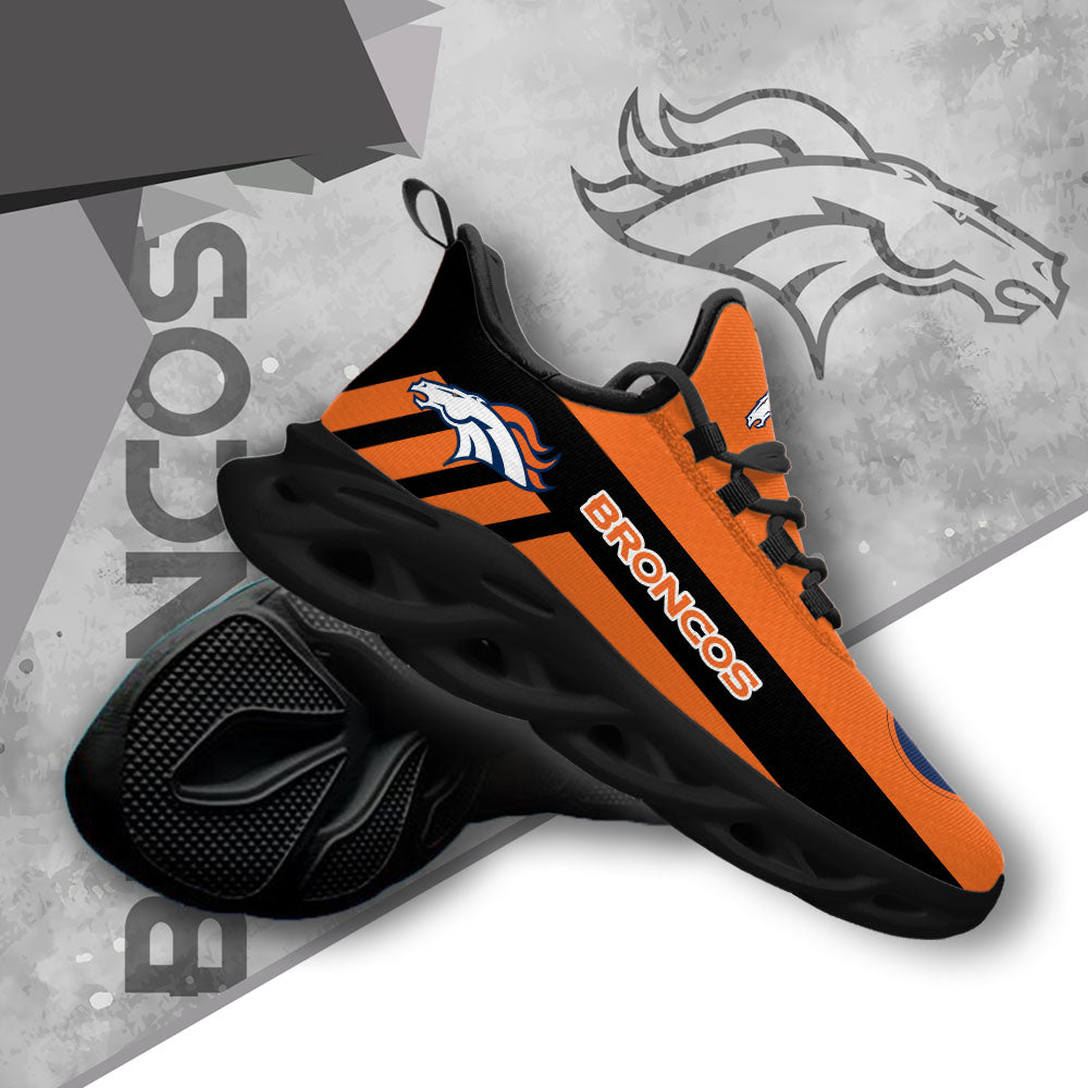 Ideafootwear Denver Broncos NFL Max Soul Shoes Sneakers For Men And Women
