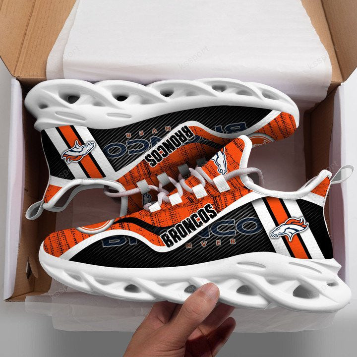 Ideafootwear Denver Broncos NFL Max Soul Shoes Sneakers For Men And Women