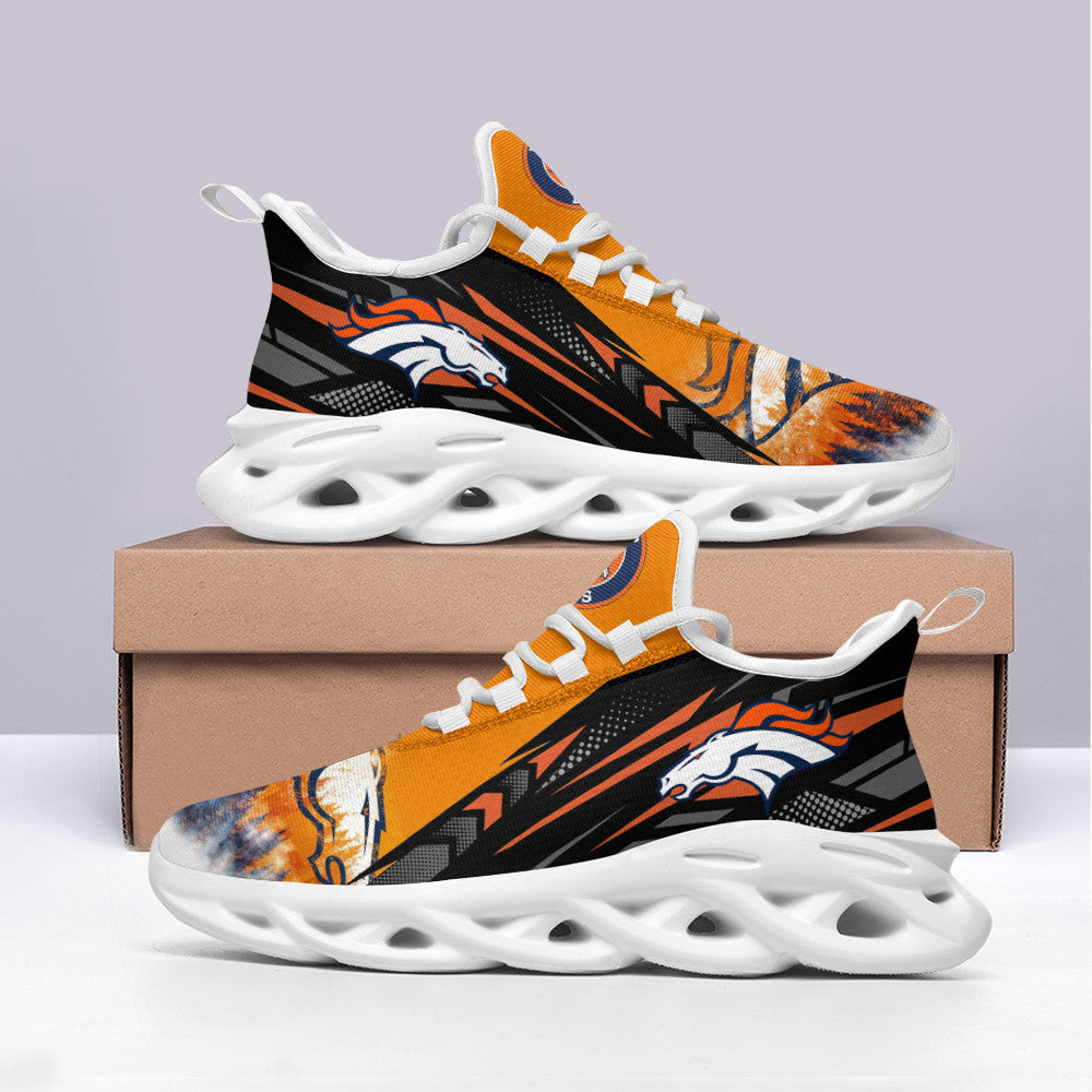 Ideafootwear Denver Broncos NFL Max Soul Shoes Sneakers For Men And Women