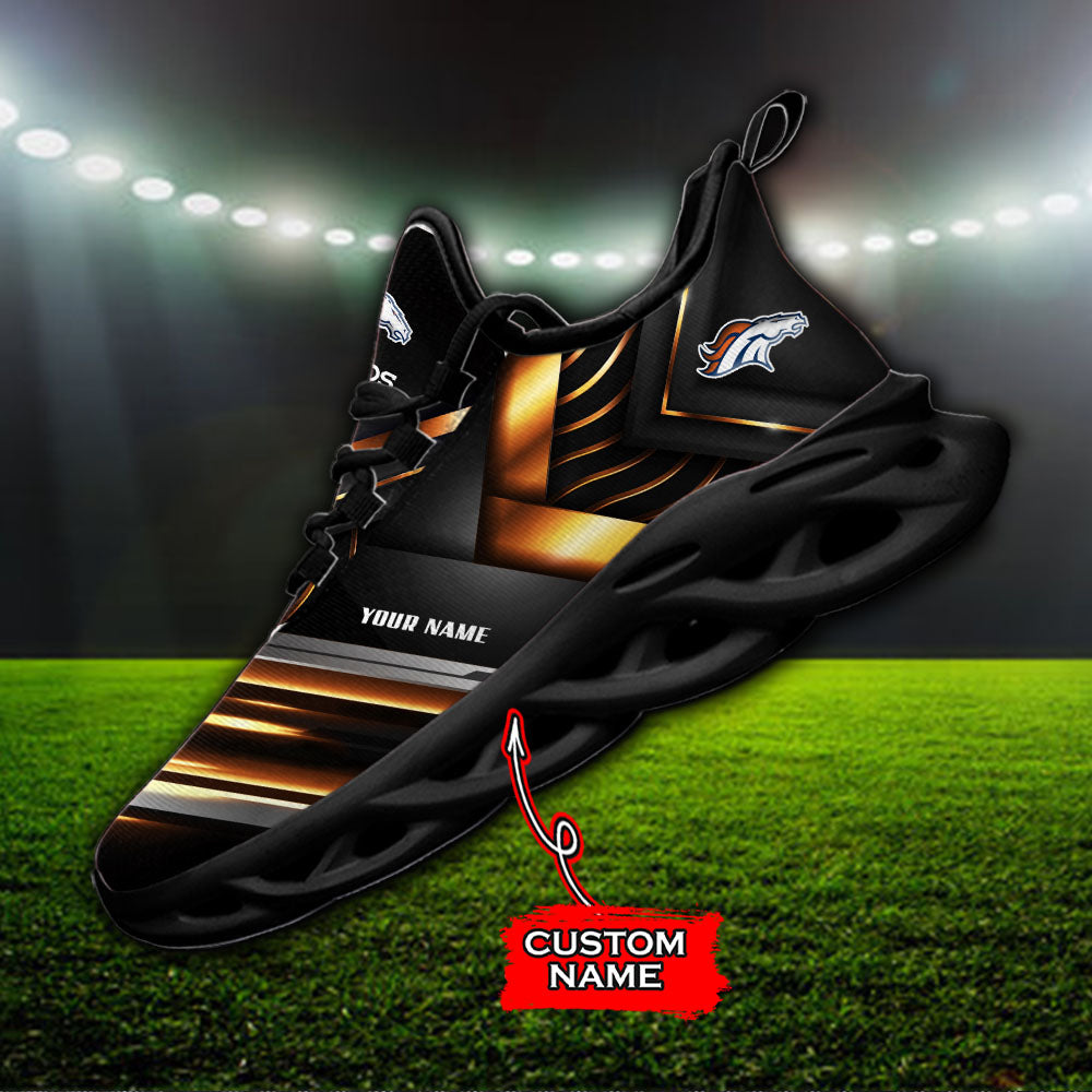 Ideafootwear Denver Broncos NFL Max Soul Shoes Sneakers For Men And Women