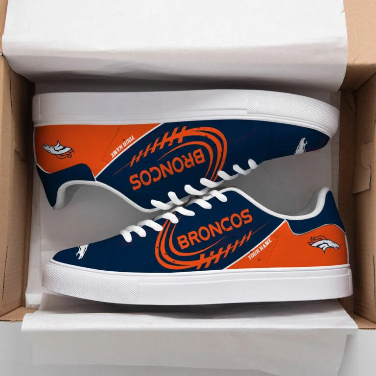 Ideafootwear Denver Broncos Skate Stan Shoes Sneakes For Men And Women