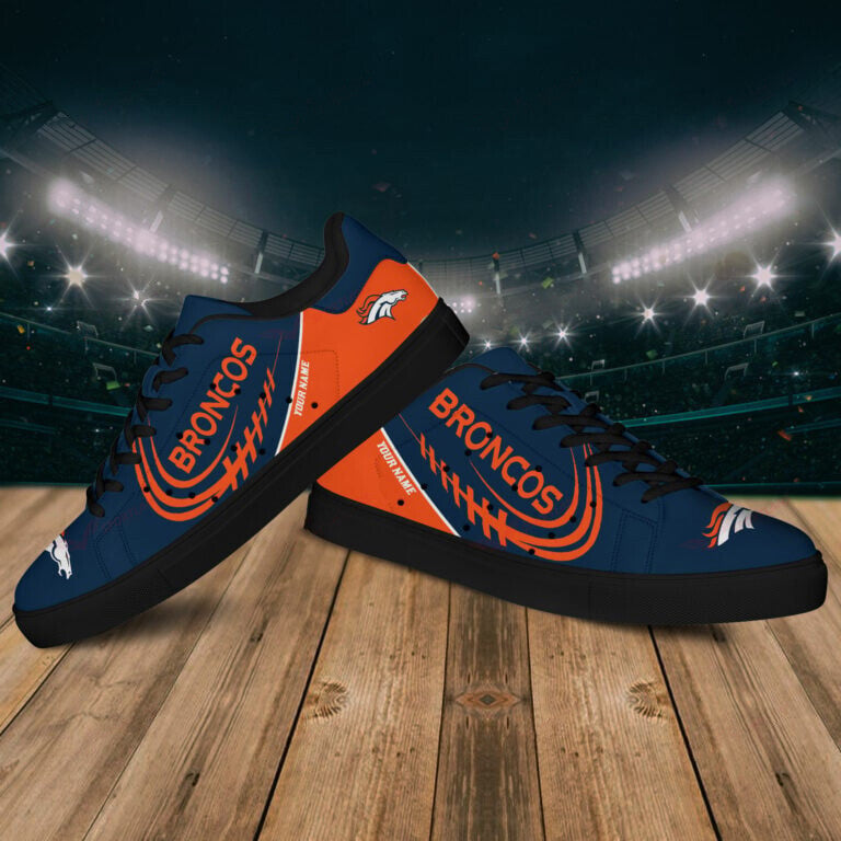 Ideafootwear Denver Broncos Skate Stan Shoes Sneakes For Men And Women