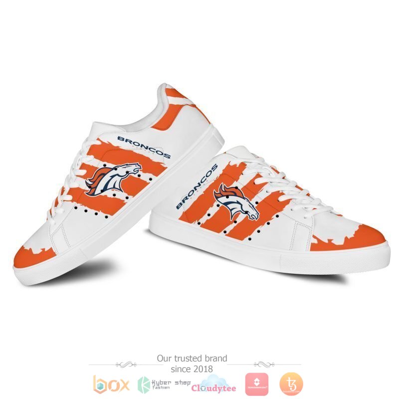 Ideafootwear Denver Broncos Skate Stan Shoes Sneakes For Men And Women