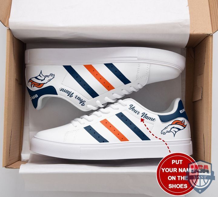 Ideafootwear Denver Broncos Skate Stan Shoes Sneakes For Men And Women