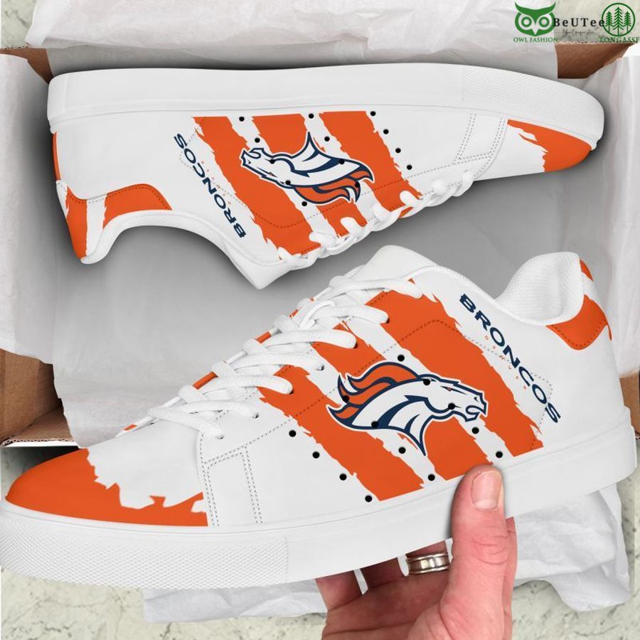 Ideafootwear Denver Broncos Skate Stan Shoes Sneakes For Men And Women