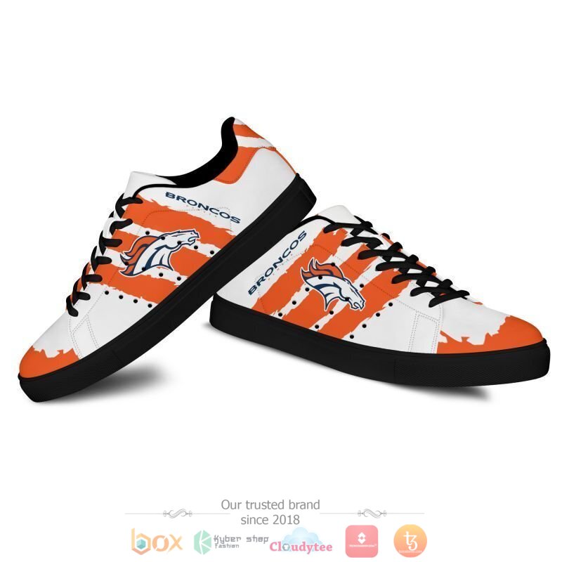Ideafootwear Denver Broncos Skate Stan Shoes Sneakes For Men And Women