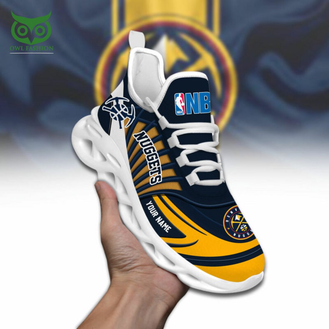 Ideafootwear Denver Nuggets Max Soul Shoes Sneakers For Men And Women