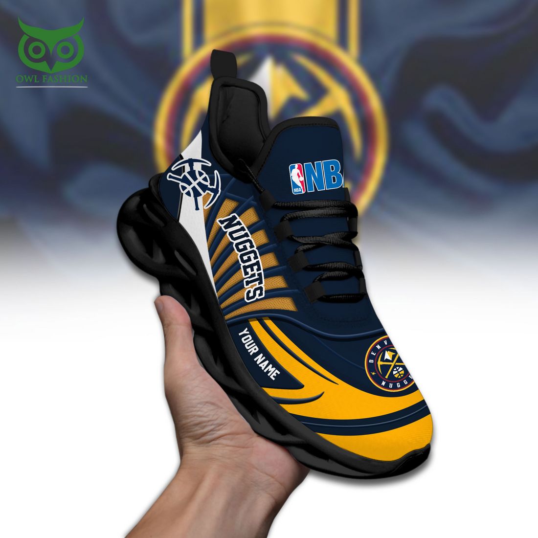 Ideafootwear Denver Nuggets Max Soul Shoes Sneakers For Men And Women