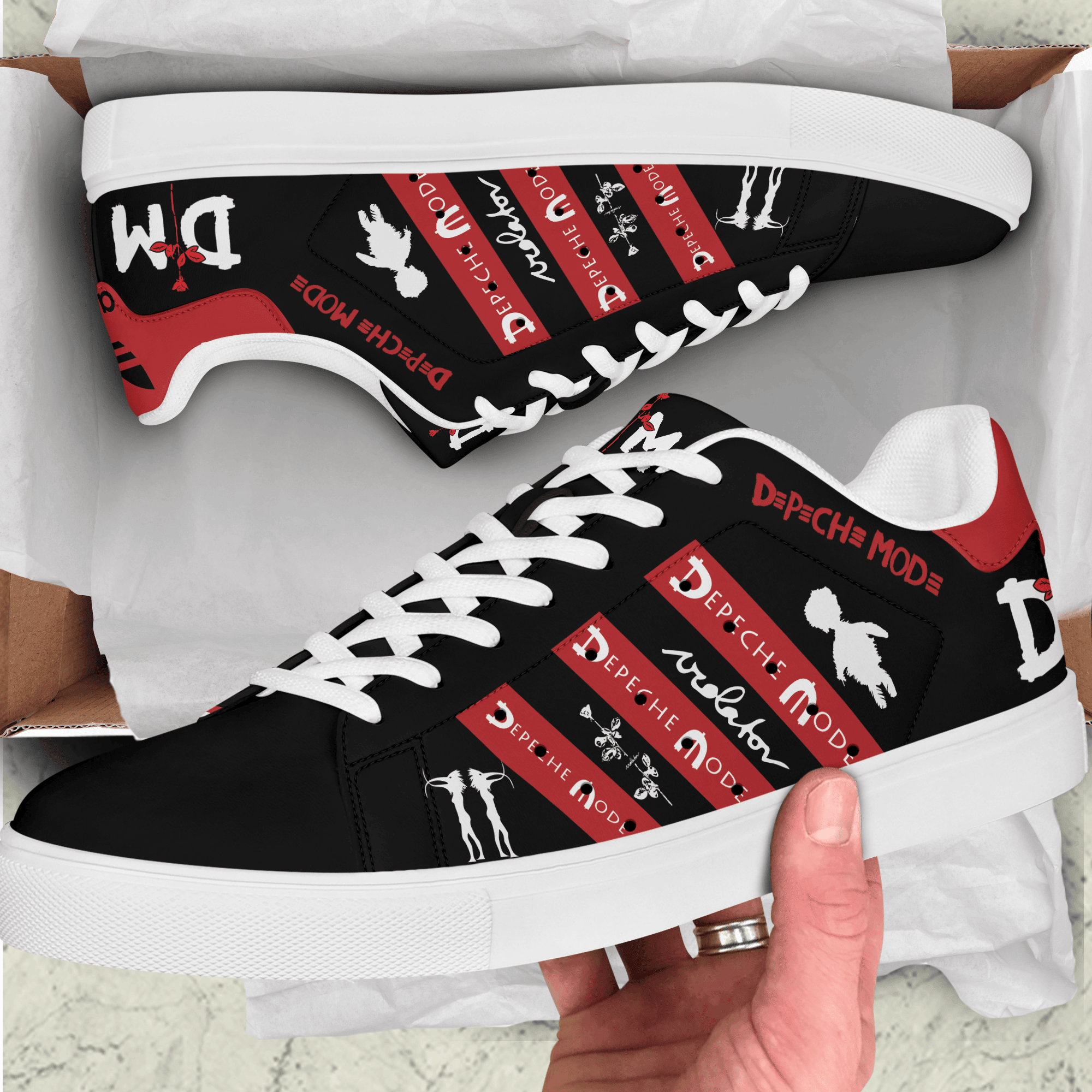 Ideafootwear Depeche Mode Skate Stan Shoes Sneakes For Men And Women