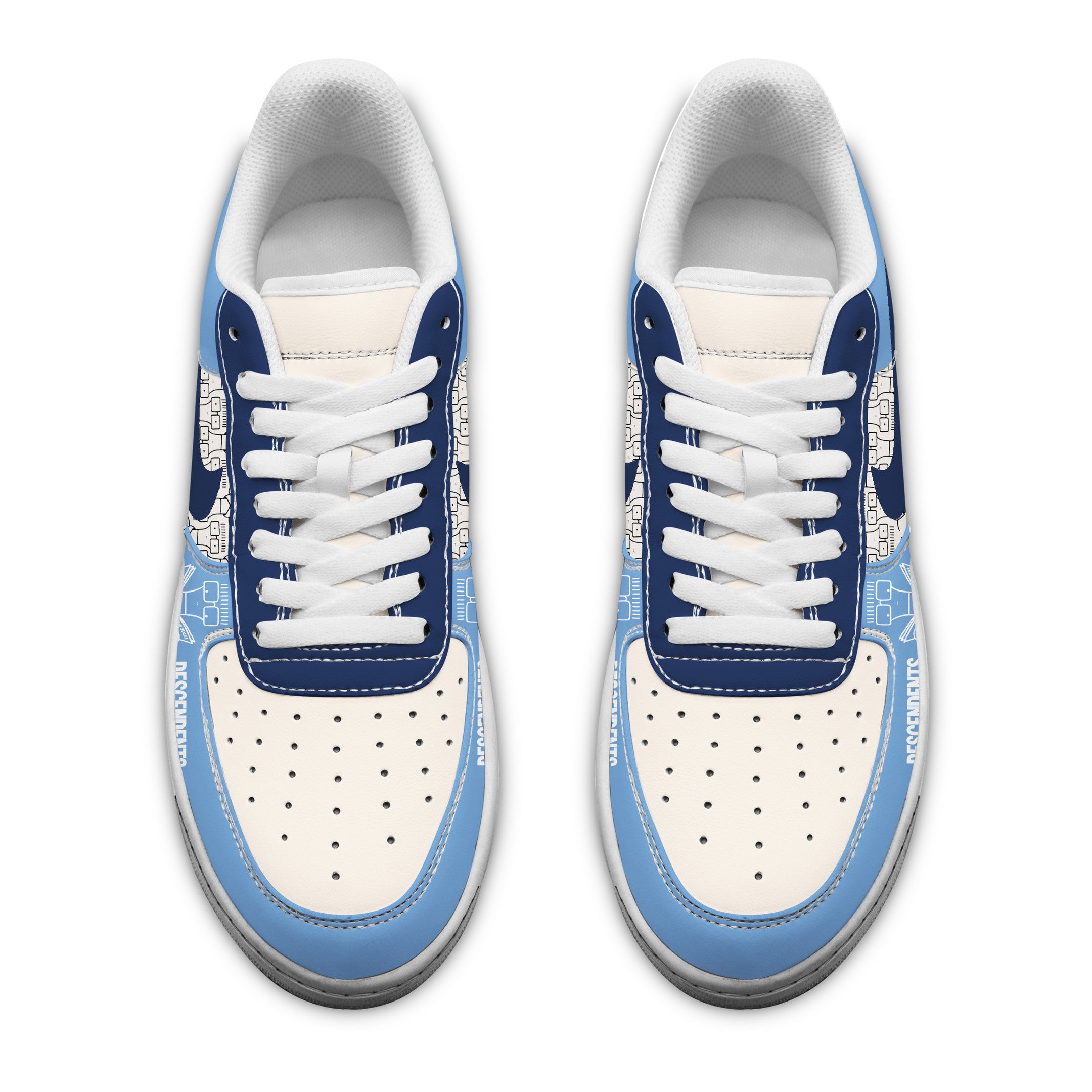 Ideafootwear Descendents Air Low-Top Sneakers Shoes For Men And Women