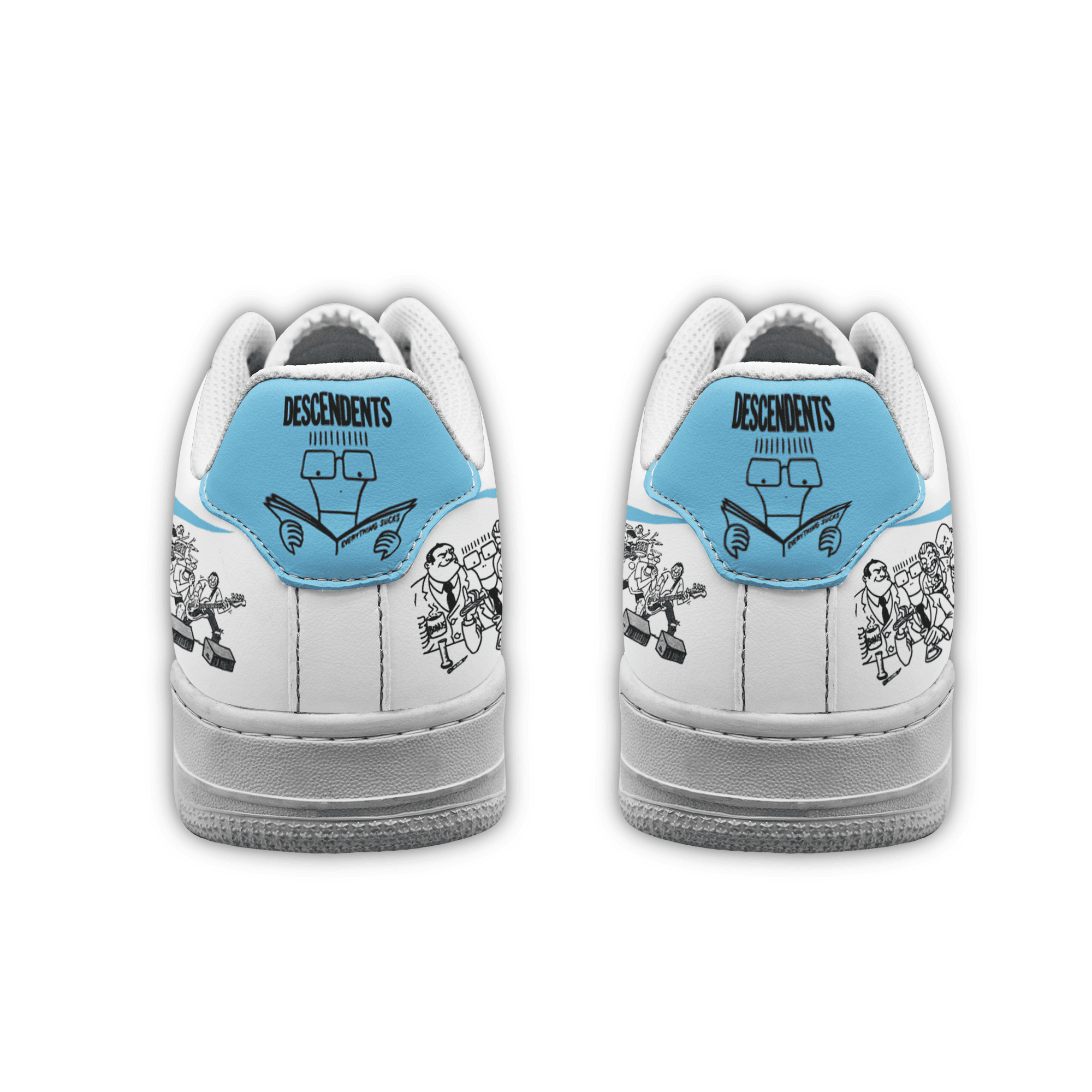 Ideafootwear Descendents Air Low-Top Sneakers Shoes For Men And Women