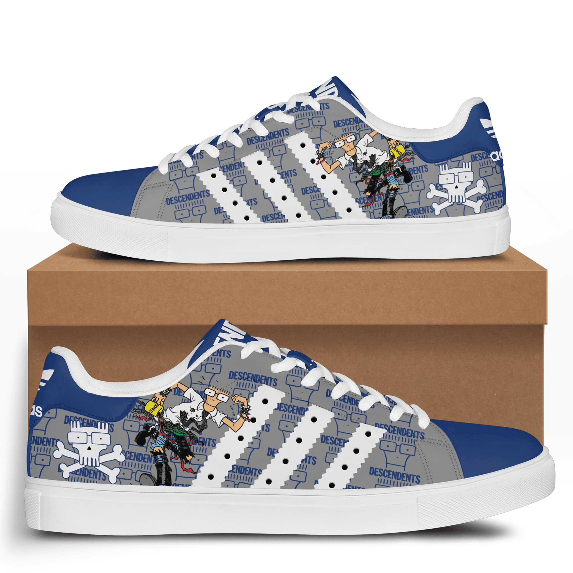 Ideafootwear Descendents Skate Stan Shoes Sneakes For Men And Women