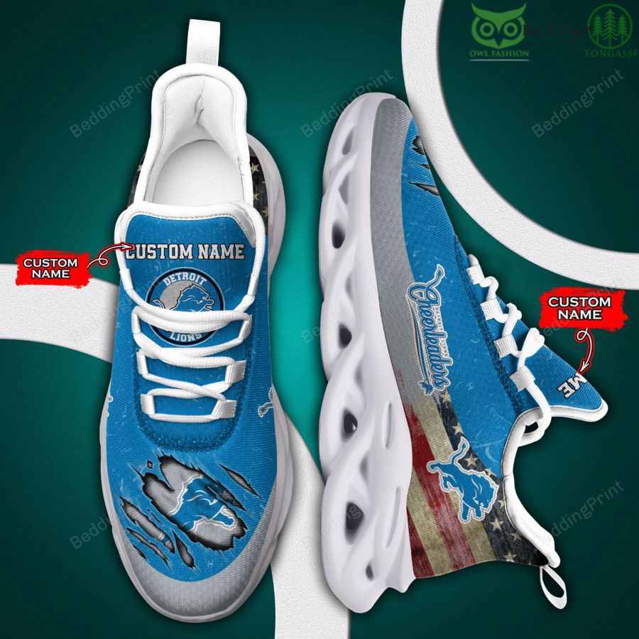 Ideafootwear Detroit Lions Max Soul Shoes Sneakers For Men And Women