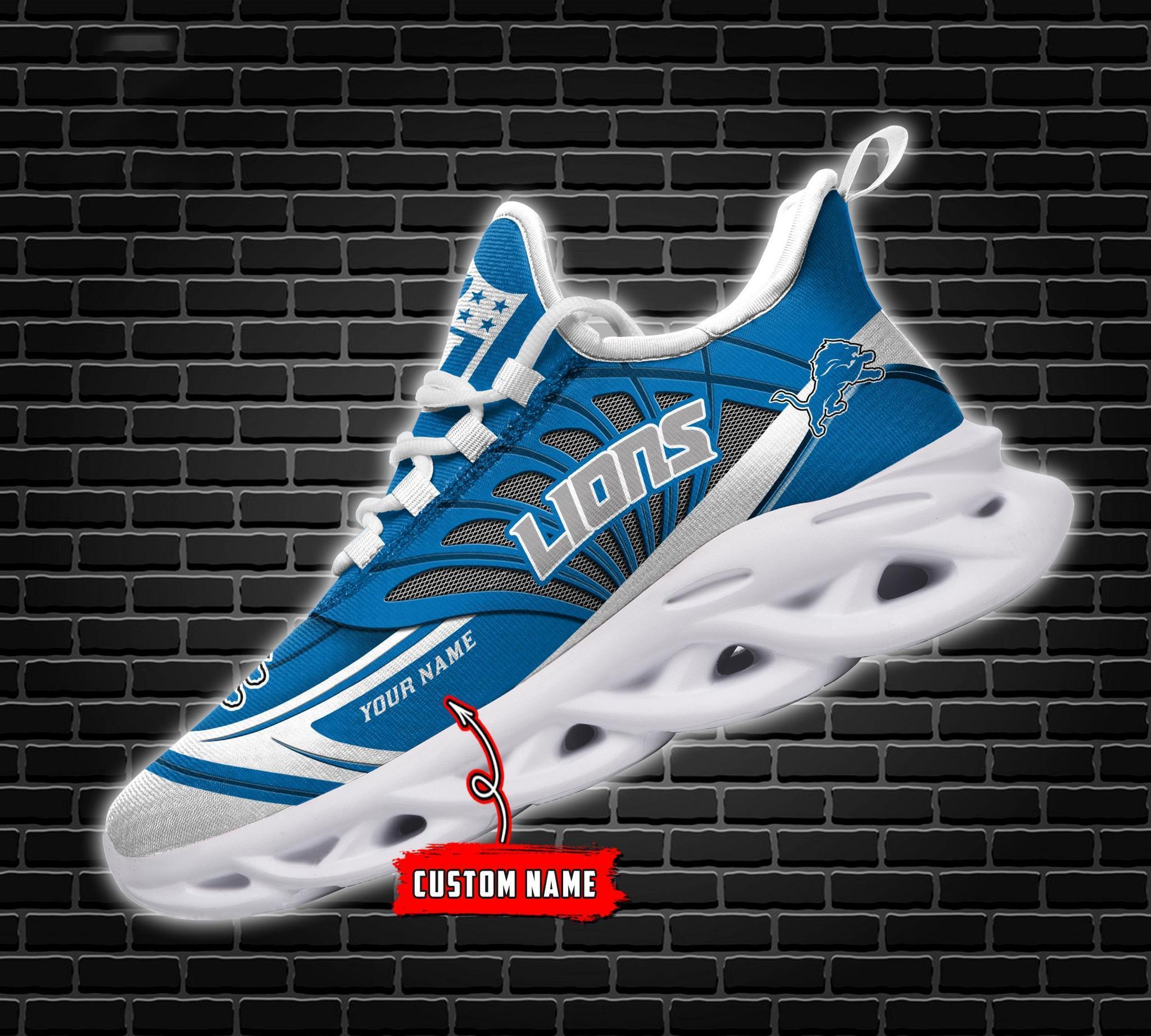 Ideafootwear Detroit Lions Max Soul Shoes Sneakers For Men And Women