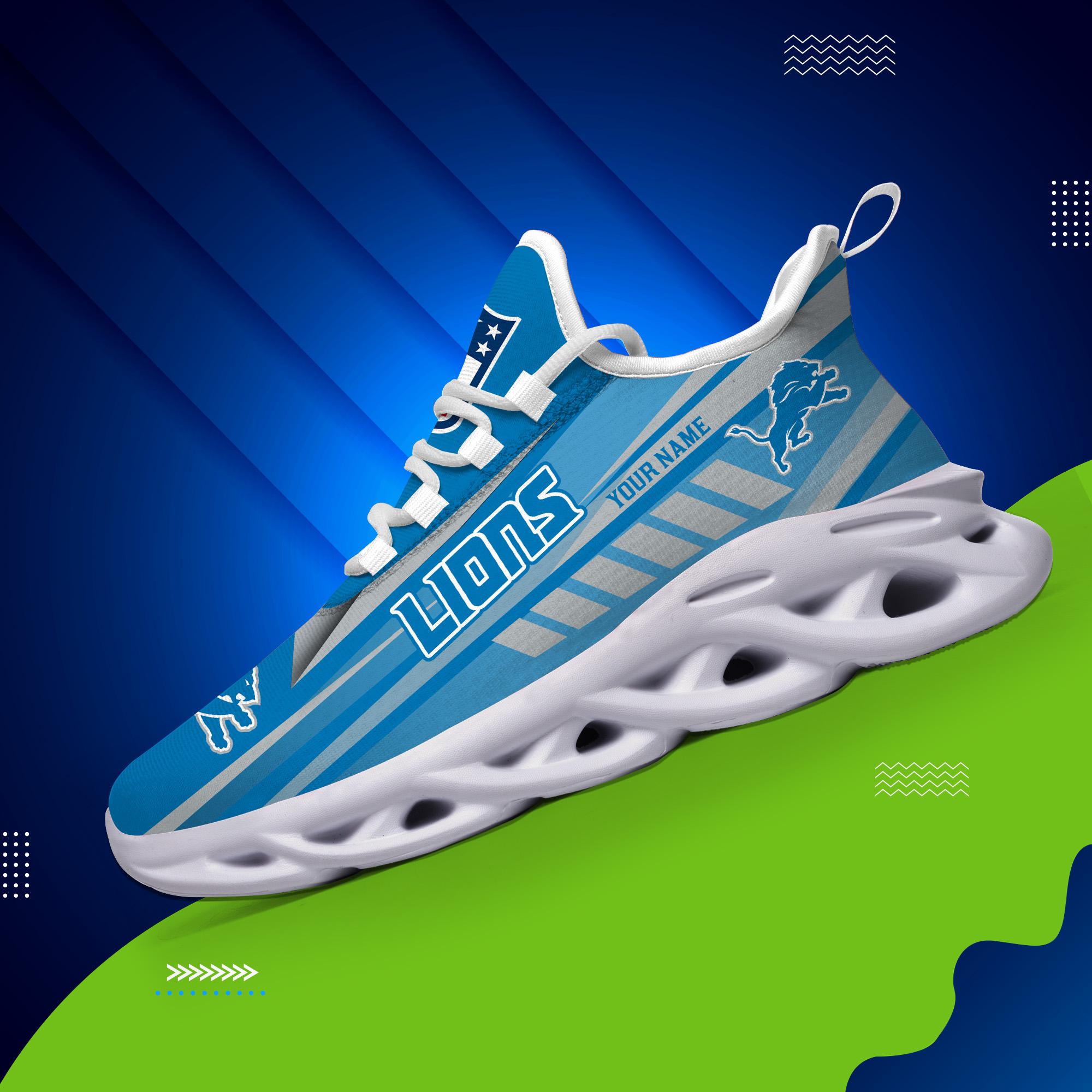 Ideafootwear Detroit Lions Max Soul Shoes Sneakers For Men And Women