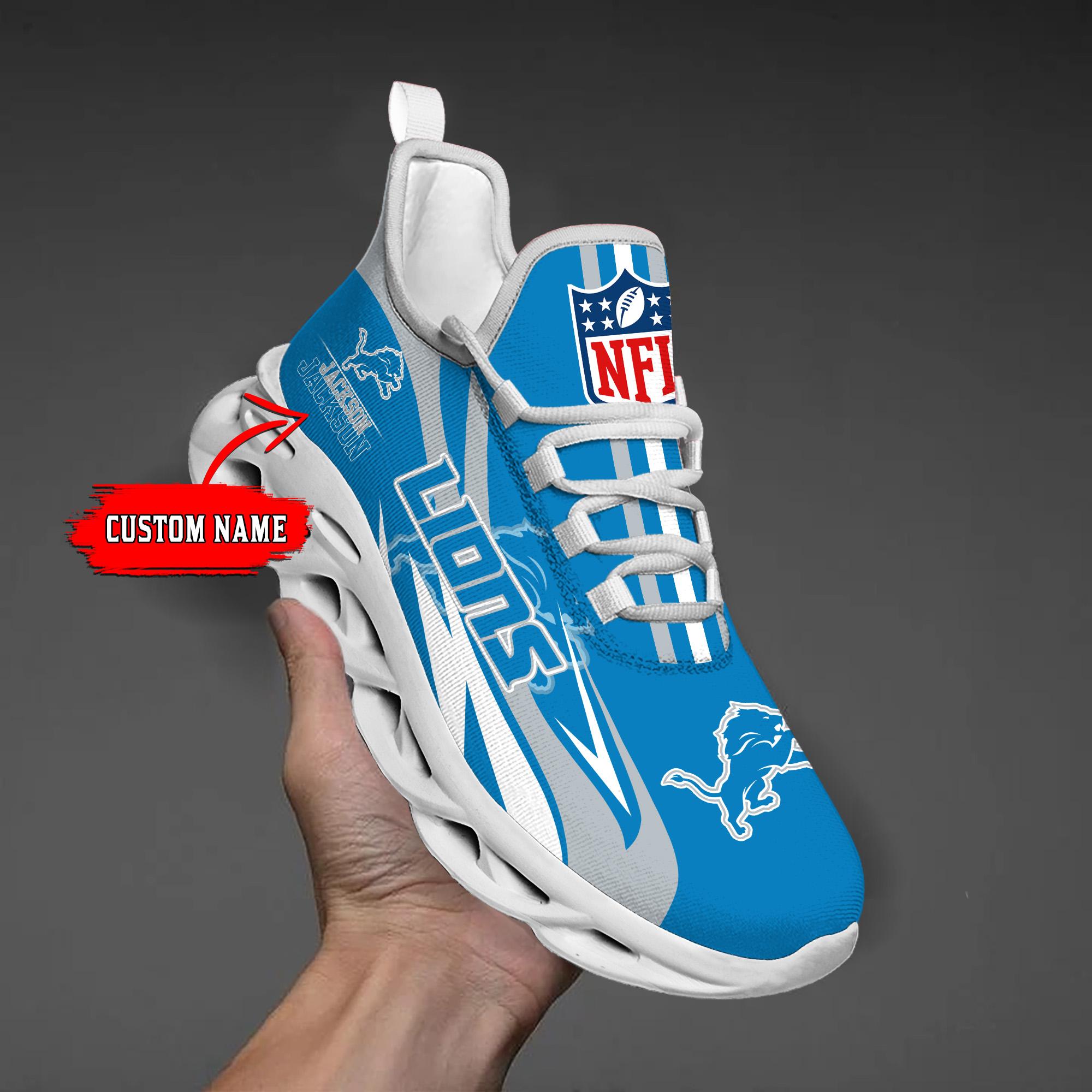 Ideafootwear Detroit Lions Max Soul Shoes Sneakers For Men And Women