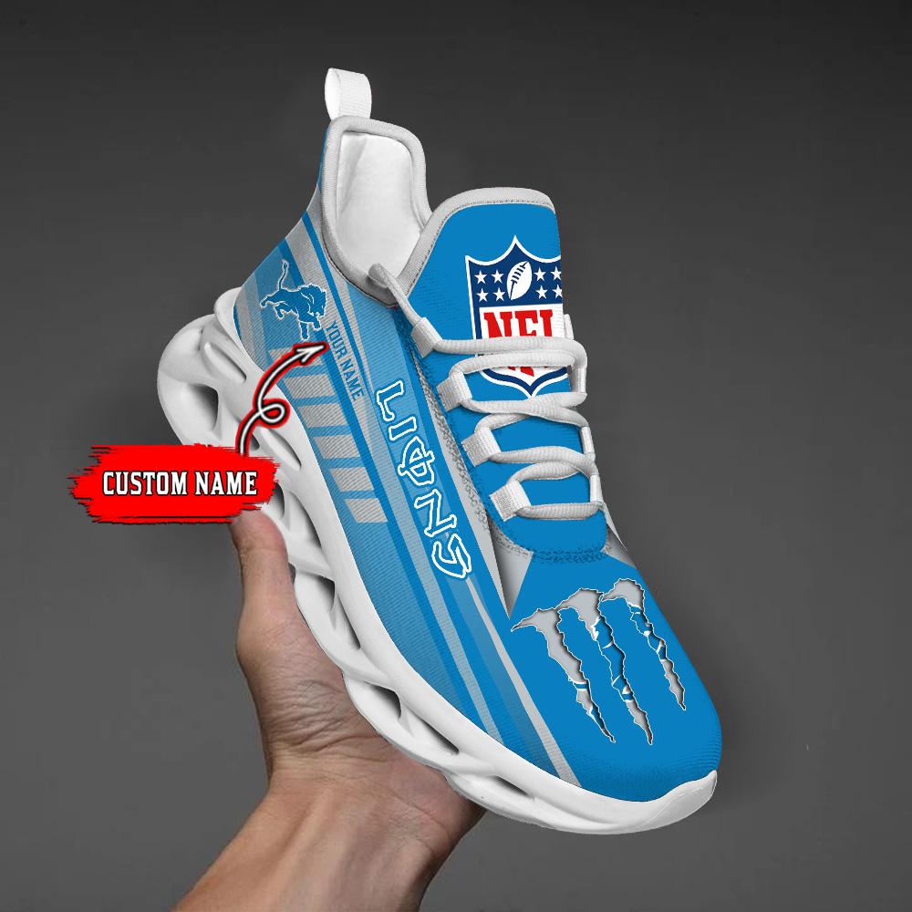 Ideafootwear Detroit Lions Max Soul Shoes Sneakers For Men And Women