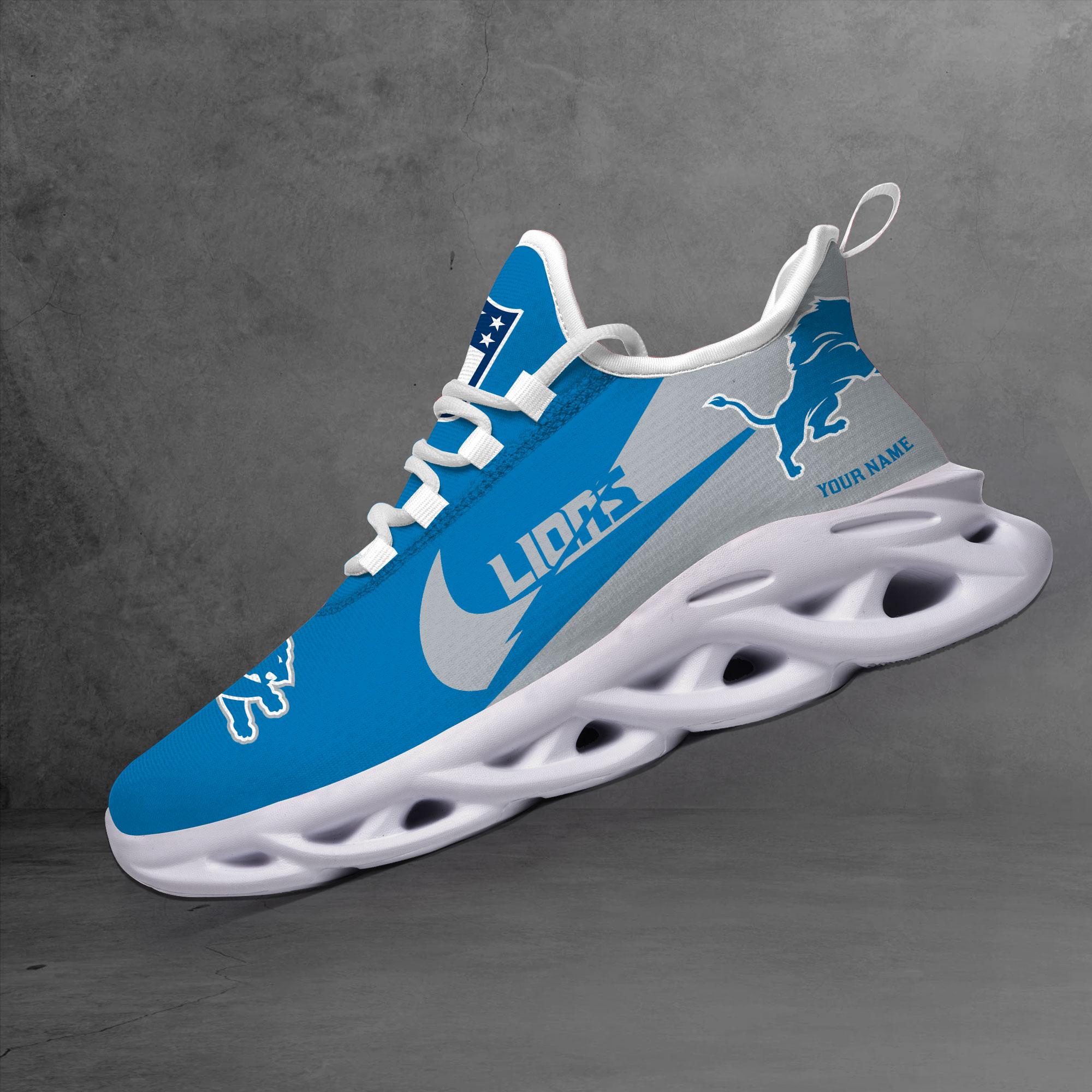 Ideafootwear Detroit Lions Max Soul Shoes Sneakers For Men And Women
