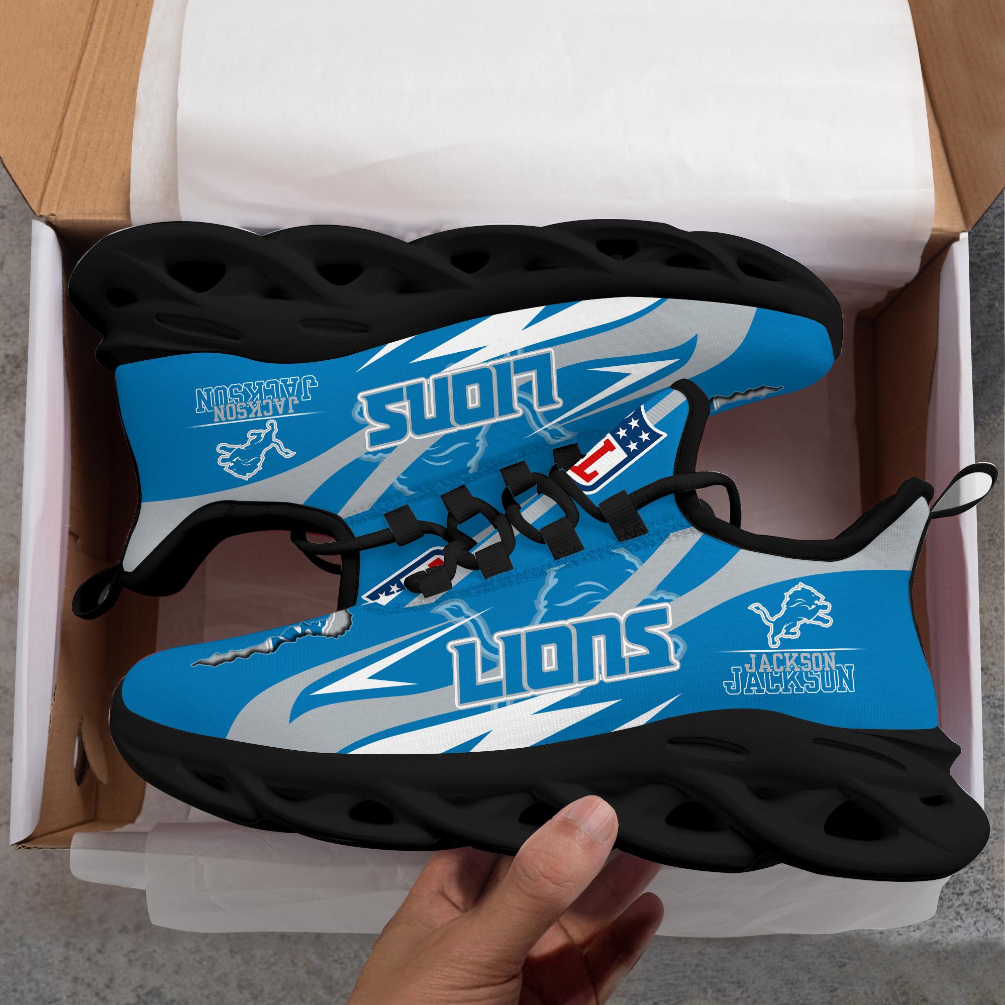 Ideafootwear Detroit Lions Max Soul Shoes Sneakers For Men And Women