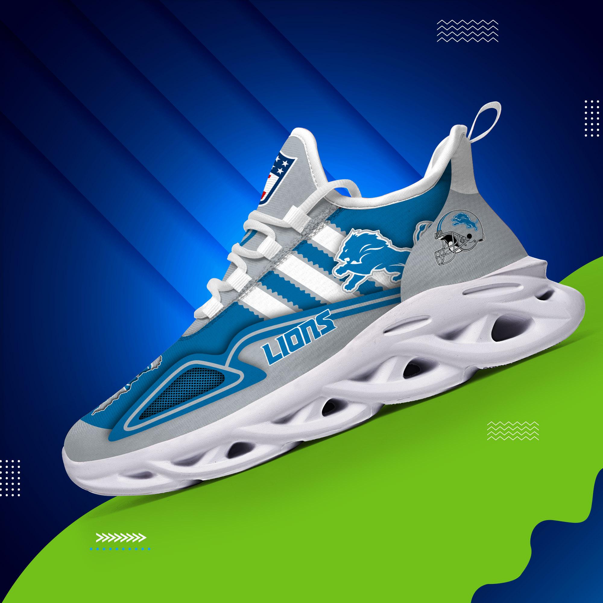 Ideafootwear Detroit Lions Max Soul Shoes Sneakers For Men And Women