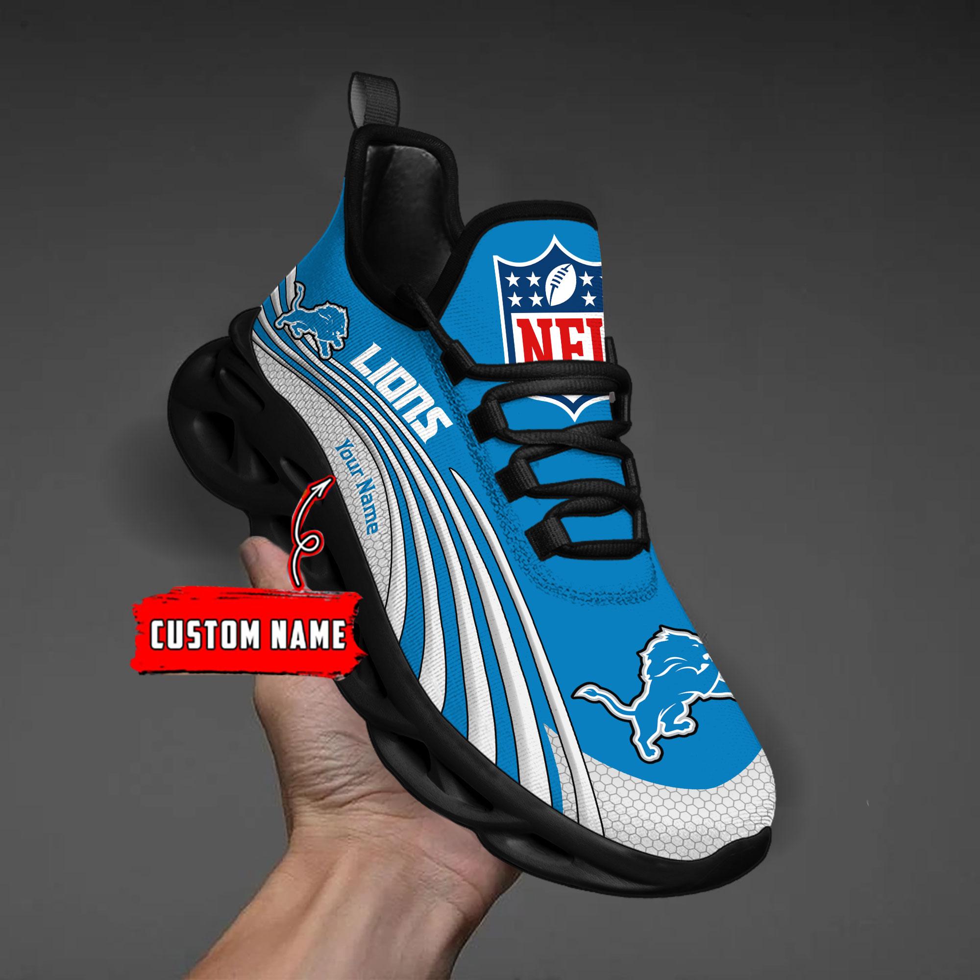 Ideafootwear Detroit Lions Max Soul Shoes Sneakers For Men And Women