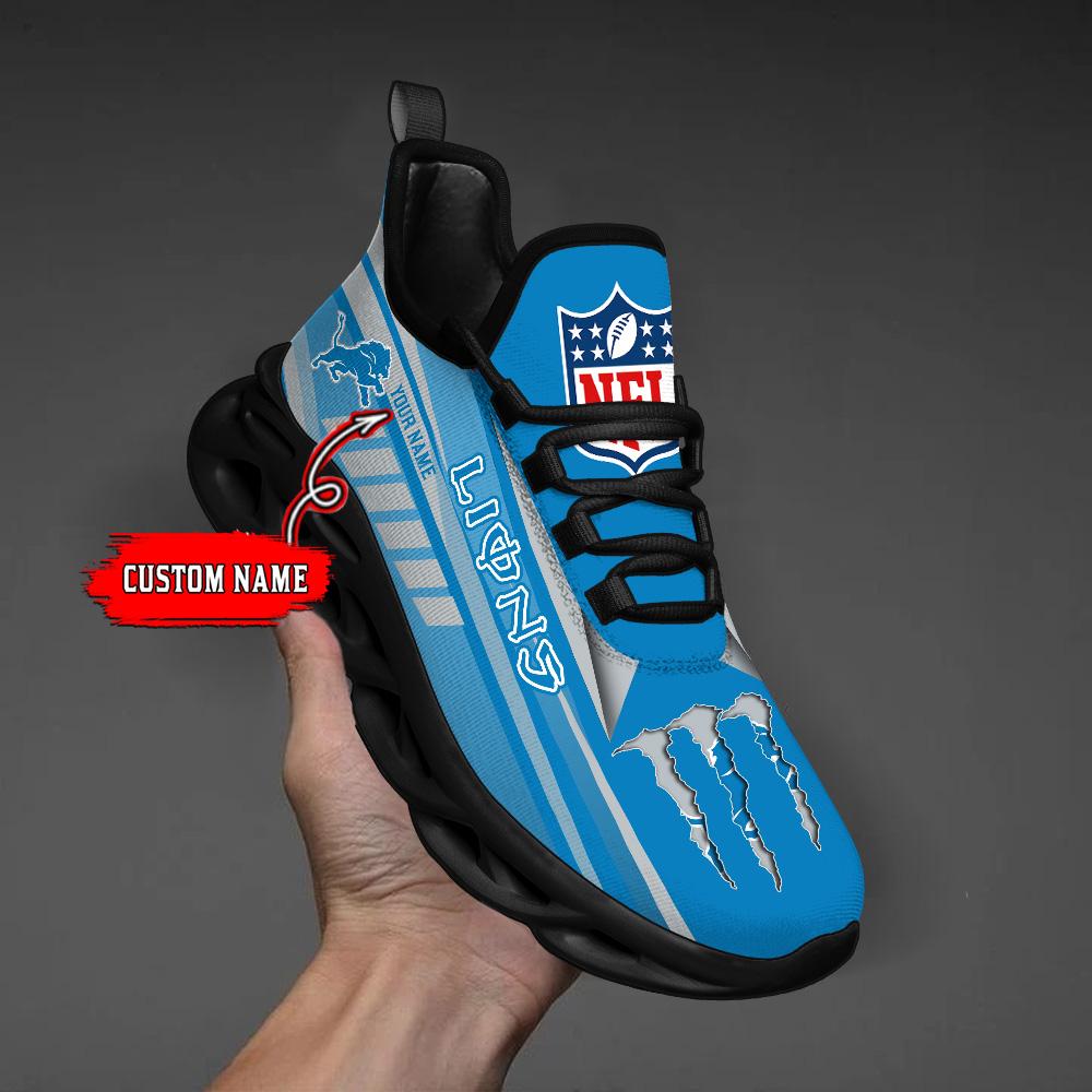 Ideafootwear Detroit Lions Max Soul Shoes Sneakers For Men And Women