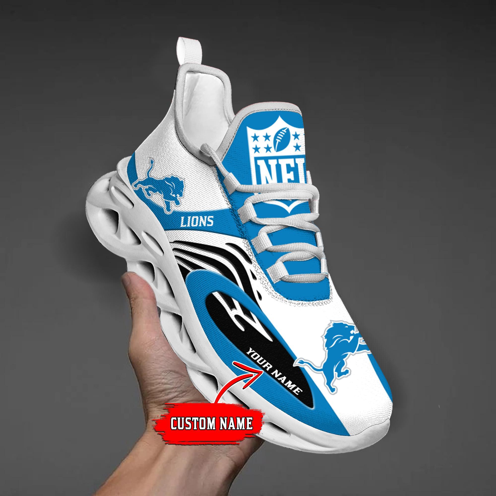 Ideafootwear Detroit Lions Max Soul Shoes Sneakers For Men And Women