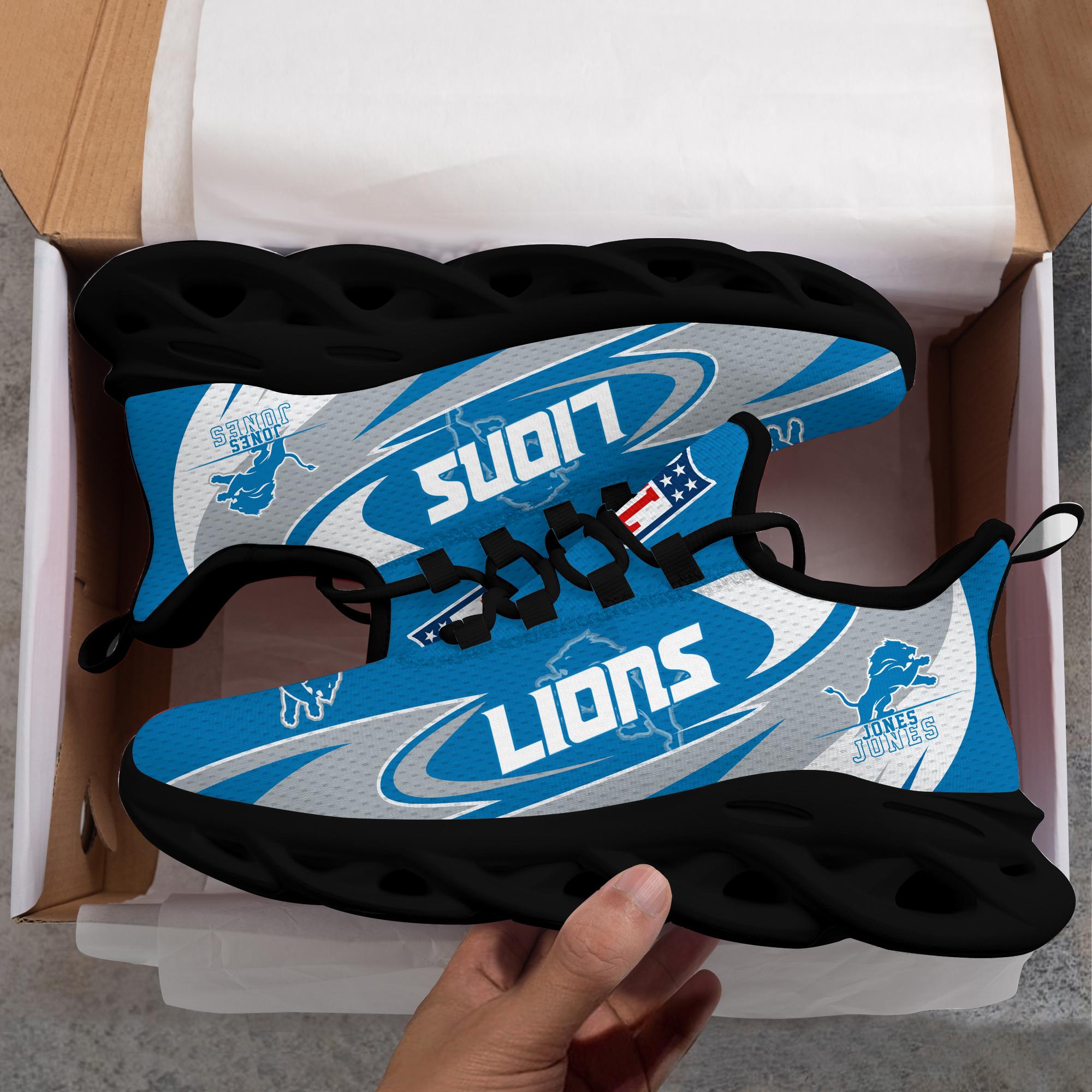 Ideafootwear Detroit Lions Max Soul Shoes Sneakers For Men And Women