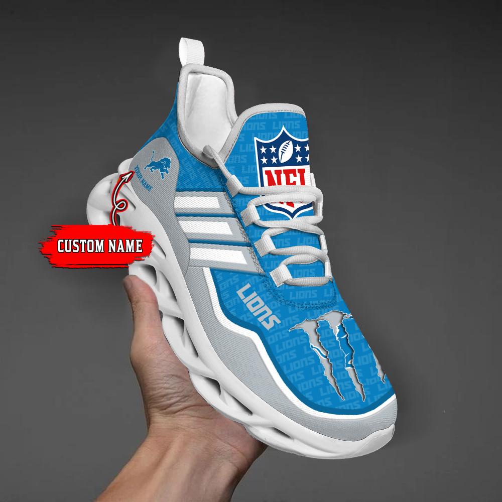 Ideafootwear Detroit Lions Max Soul Shoes Sneakers For Men And Women