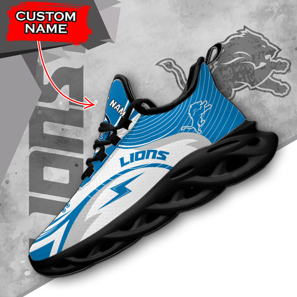 Ideafootwear Detroit Lions NFL Max Soul Shoes Sneakers For Men And Women