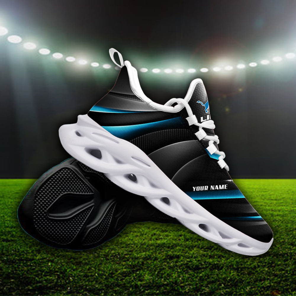 Ideafootwear Detroit Lions NFL Max Soul Shoes Sneakers For Men And Women