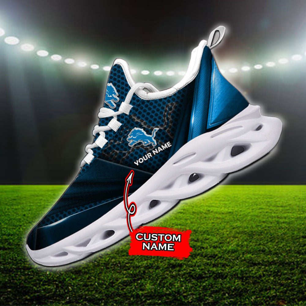 Ideafootwear Detroit Lions NFL Max Soul Shoes Sneakers For Men And Women