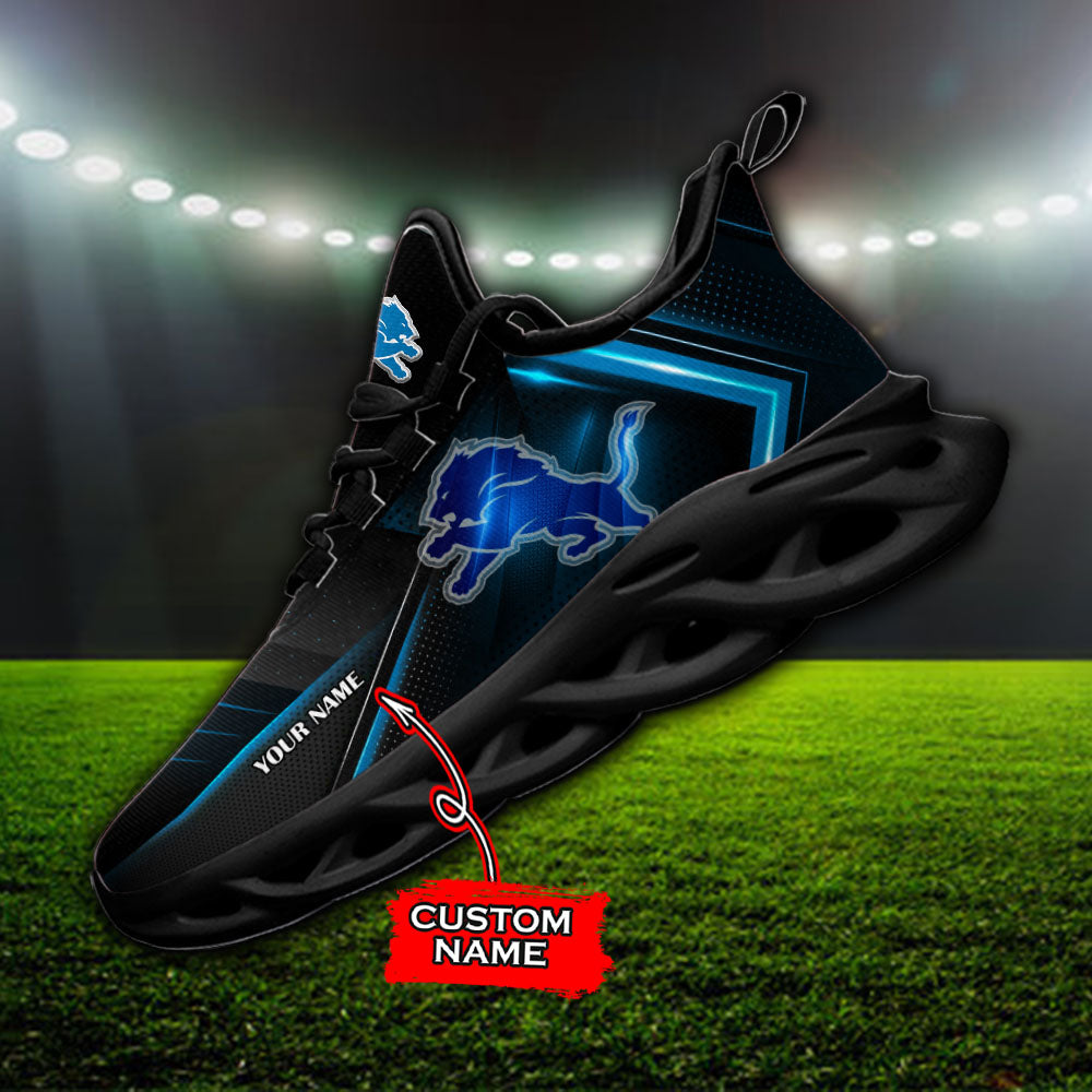 Ideafootwear Detroit Lions NFL Max Soul Shoes Sneakers For Men And Women