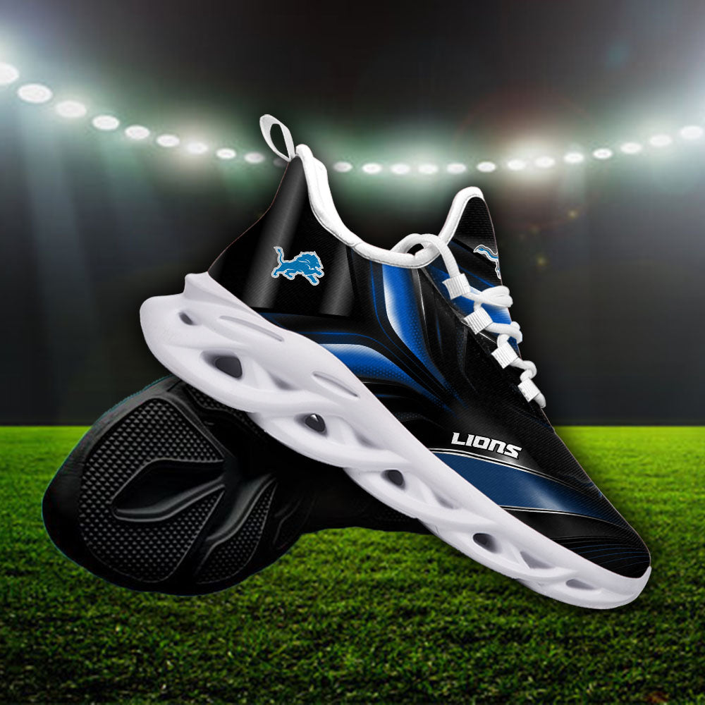 Ideafootwear Detroit Lions NFL Max Soul Shoes Sneakers For Men And Women